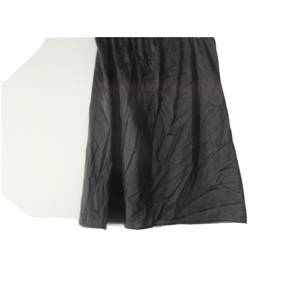 Vanity Fair Women's 11760 Half Slip Small/Ch 14"  Black New!!!